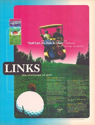 Vintage 1994 Print Ad - Links - The Challenge of Golf - Promo Ad