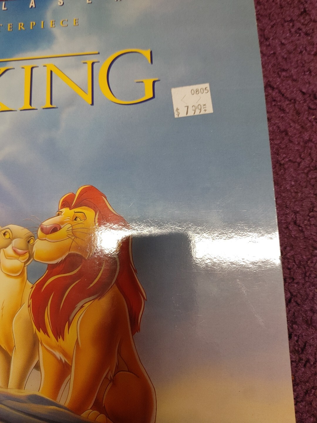 The Lion King Laserdisc (1994 Walt Disney Masterpiece, Letterbox) eBay