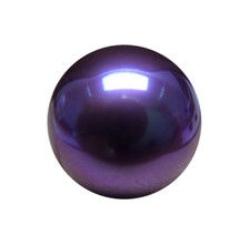 Huge 15mm natural south sea genuine purple lavender round loose pearl undrilled