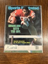 April 26, 1982 Renaldo Nehemiah San Francisco 49ers Sports Illustrated Bag/Brd!!