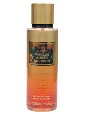 VICTORIA'S SECRET VANILLA AMBER BOURBON FRAGRANCE BODY MIST SPRAY SPLASH 8.4 oz