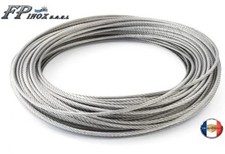 Câble inox A4 Trés Souple 7X19 Neuf Diamètre 3  4  5  6 mm  inox 316- A4