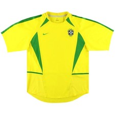 2002 Brazil Home Jersey Ronaldo Ronaldinho Rivaldo Romario Roberto Carlos Kaka