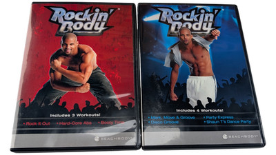 Beachbody Rockin' Body Shaun T 2013 2 DVD Set 7 Workouts Party Guide