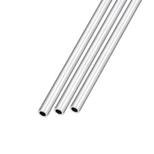 3 Stück Aluminium Rundrohr 6mm AD 4mm Innen-...