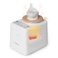 Yunbaby Waterless Bottle Warmer & Shaker 2-in-1, Fast Heat Auto Mix, Adjustable