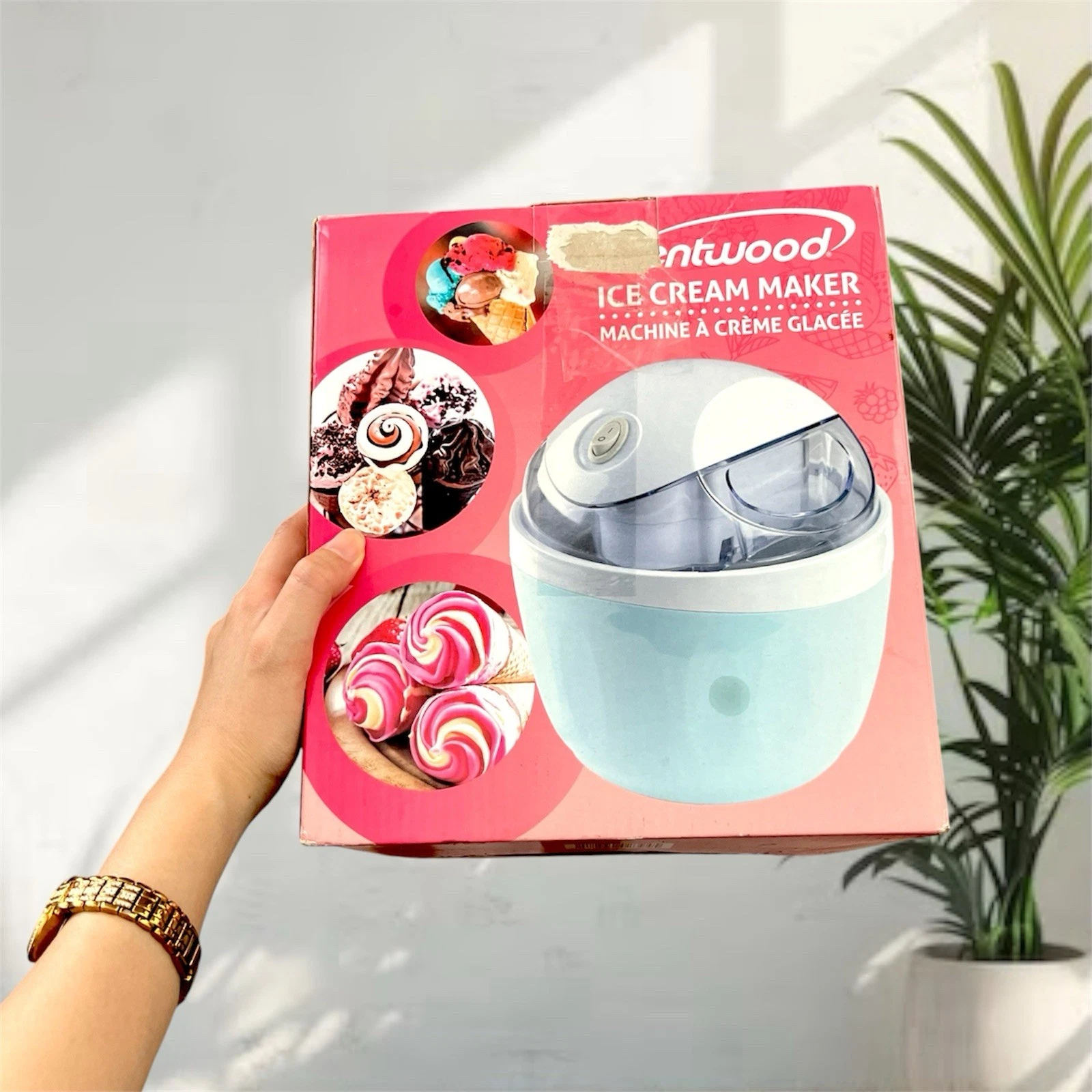 Brentwood Ice Cream Gelato Sorbet Maker Machine 1 Quart - NEW IN BOX