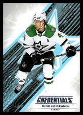 2024-25 UD Credentials Base 4 Miro Heiskanen - Dallas Stars