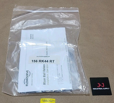 *NEW* Flowserve Worcester 156 RK44 RT Miser Ball Valve Repair Kit + Warranty!
