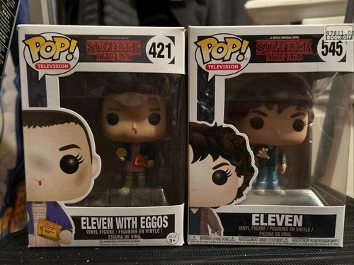 Lot of two Eleven Stranger Things Funko Pops, new in box!