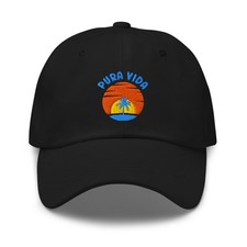 Pura Vida Hat Costa RIca Souvenir Baseball Cap Gift