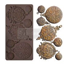 Vintage Glamour  5" x 10" Silicone Mould  Redesign with Prima in stock 