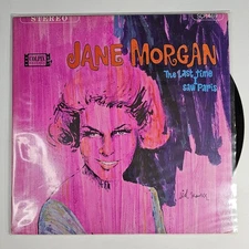 Jane Morgan - The Last Time I Saw Paris LP Record 1964 Colpix Stereo