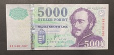Banknote Hungary 5000 Forint 2010 P 199b Fds / UNC