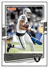 Tyrell Williams 2020 Donruss #203 Las Vegas Raiders Football Card *301