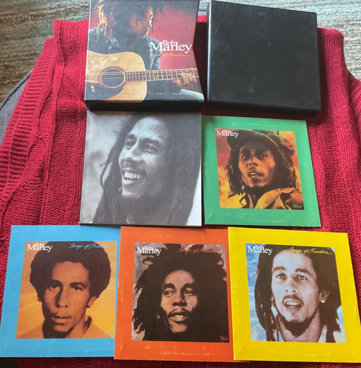 BOB MARLEY - Songs Of Freedom - 4CD Box Set 1999 + Book