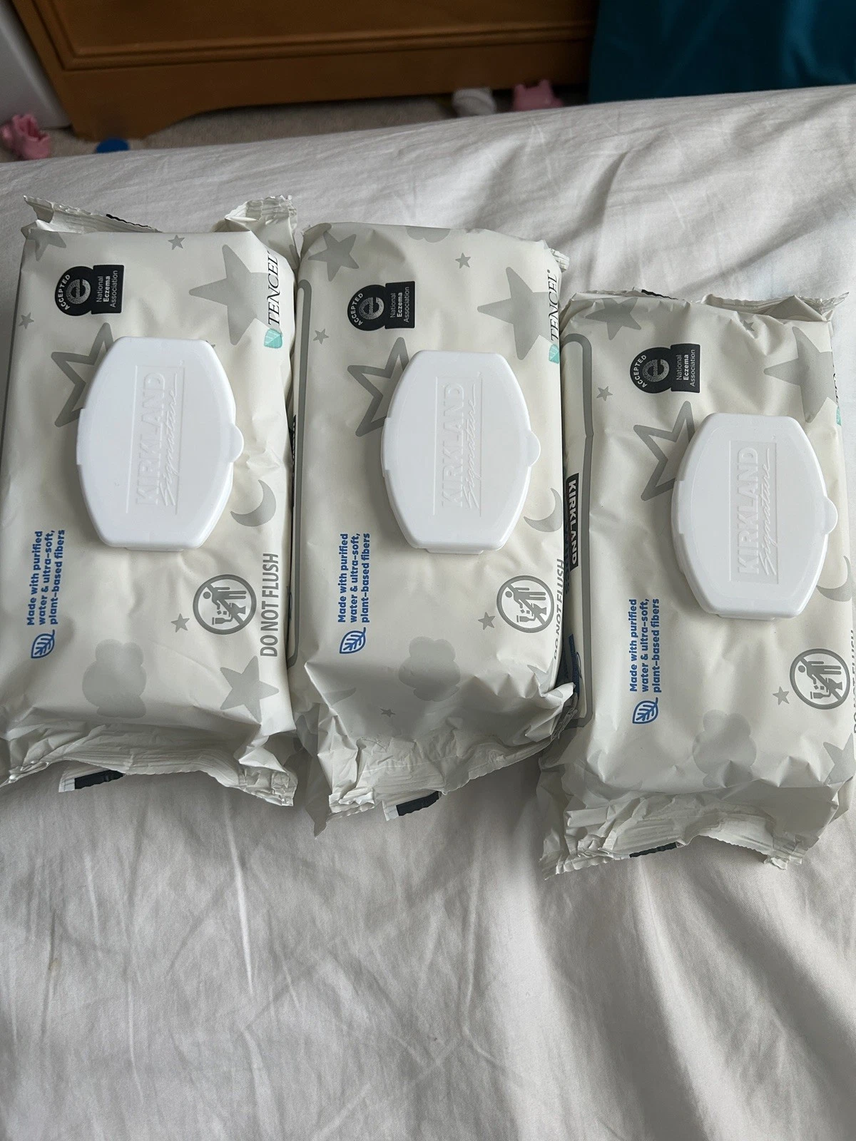 (3 Pack) Kirkland Signature Baby Wipes Fragrance Free 100each