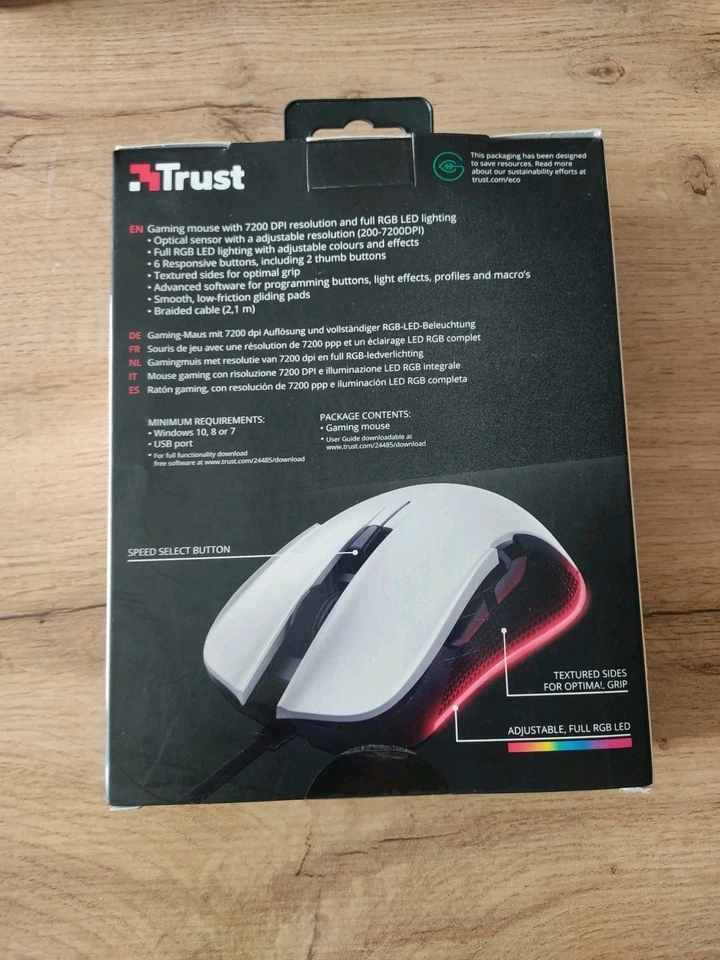 Souris De Jeu / Trust / YBAR / GXT 922W / Neuf - Photo 3/4