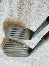 Mashie & Mashie Niblick Deep Groove Hickory Golf Clubs, Buy 1 OR 2......62 % OFF