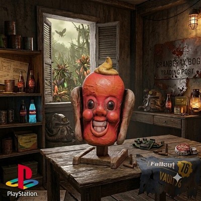 FALLOUT 76 [PSN] FASNACHT  GLOWING RED HOT MASK 