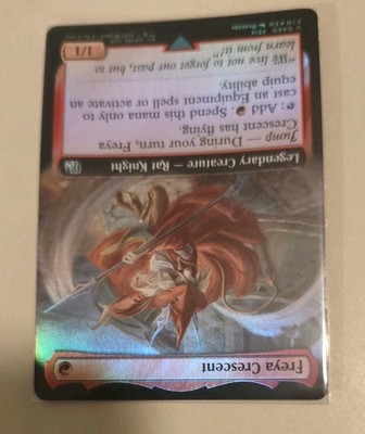 freya crescent mtg card (Extended Art) [FINAL FANTASY] – Citadel Spend this mana only to cast an Equipment spell or activate an equip ability Freya Crescent (foil) (extended art)