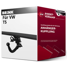 Für VW T5 Multivan / Caravelle / California (Brink) Anhängerkupplung abnehmbar