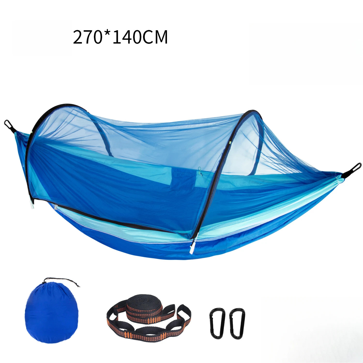 Hamac de camping moustiquaire automatique contre les insectes et nuits au sol