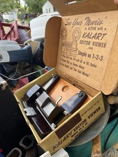 vintage kalart movie 8mm editor viewer EV-8DS near minty cond.