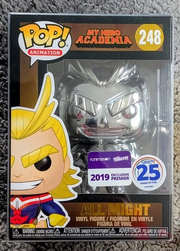 Funko Pop! Vinyl: My Hero Academia - All Might (Silver Chrome) #248 Funimation