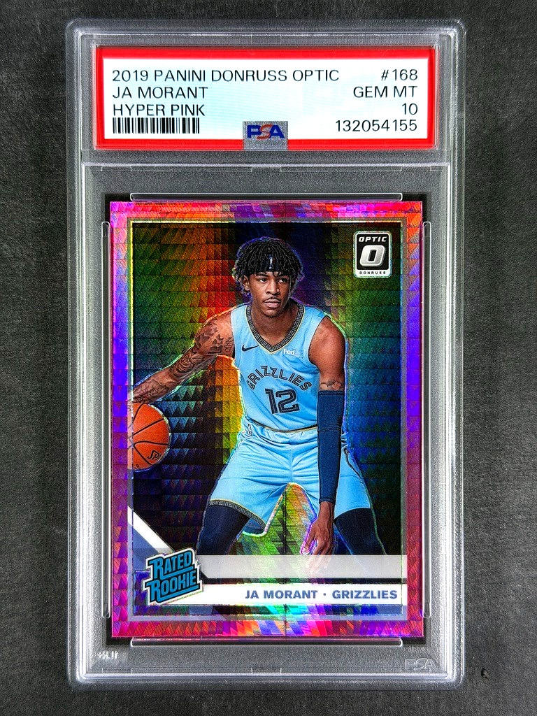 2019-20 Donruss Optic #168 Ja Morant Hyper Pink Rookie RC PSA 10 Gem Mint