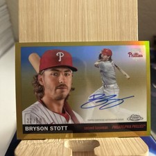 2025 Topps Chrome Platium Bryson Stott  Philadelphia Phillies Auto /50