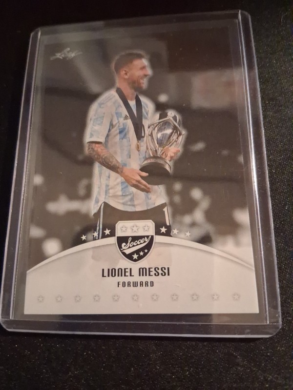 LIONEL MESSI ARGENTINA * 2024 LEAF "SPECIAL RELEASE" #LS-01 SOCCER CARD
