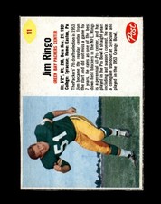1962 Post Cereal Set-Break # 11 Jim Ringo EX-EXMINT *GMCARDS*