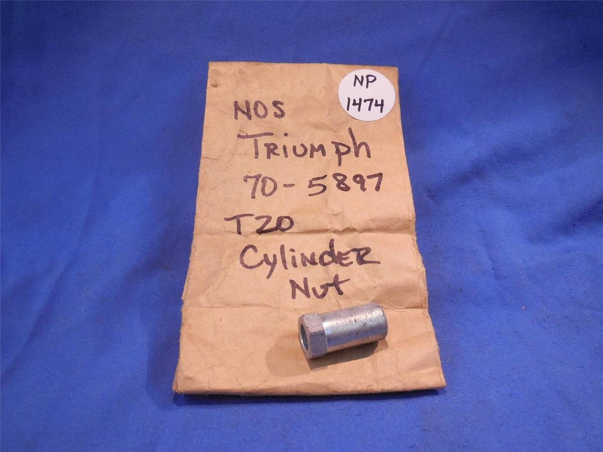 Triumph Tiger Cub # 70-5897 Cylinder Sleeve Nut T20 NOS NP1474 | eBay