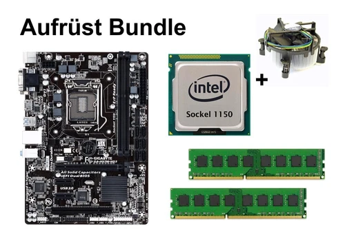 Aufrüst Bundle - Gigabyte H97M-HD3 + Intel i7-4770S + 4GB RAM #73143