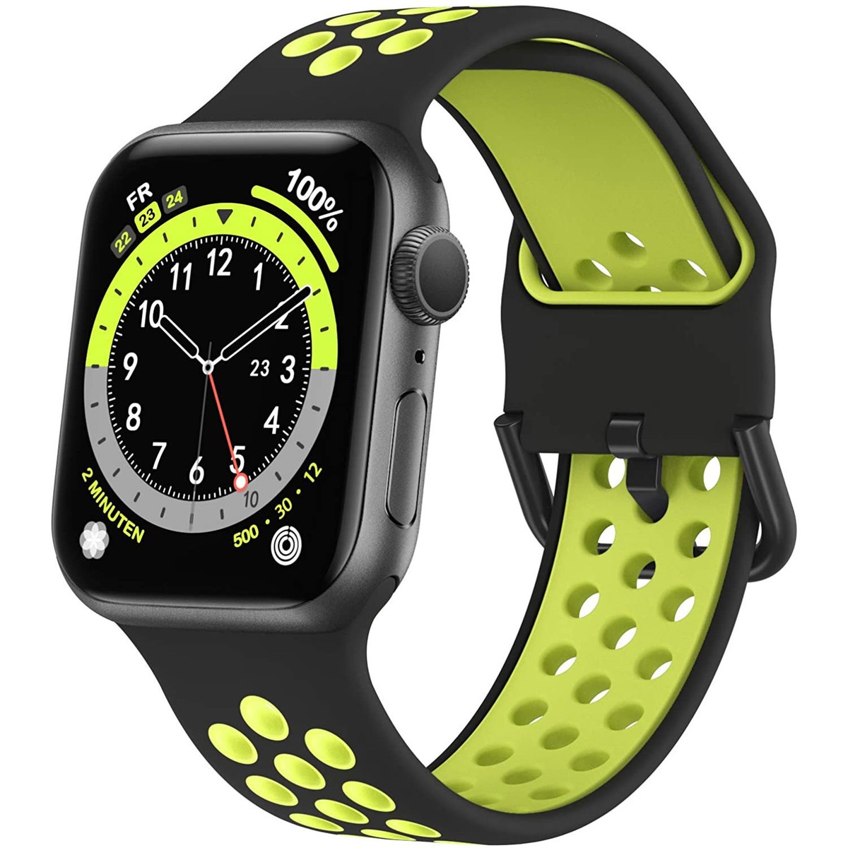 Comfy Sport Band for Apple Watch 41mm / 40mm / 38mm - Black