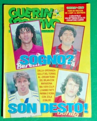 Guerin Sportivo Juin 1993 – Édition Kiosque – Milan AC
