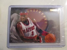 1995-96 E-XL Unstoppable Trail Blazers Basketball Card #14 Clifford Robinson~