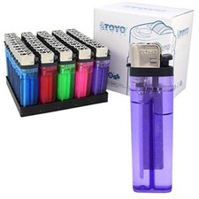 Toyo Disposable Multi Color Lighters Assorted Pack of 50