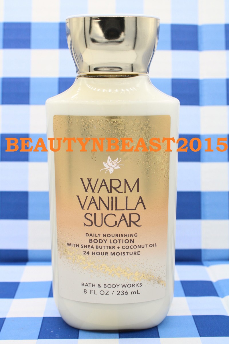BATH AND BODY WORKS - WARM VANILLA SUGAR - BODY LOTION - 8