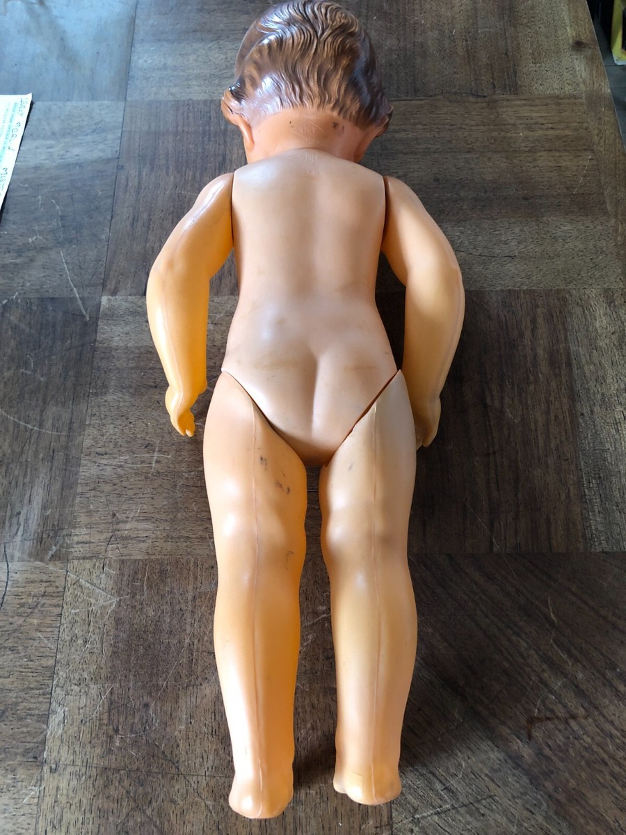 Poupée Claudine En Celluloïd SNF 57 - Yeux Bleus, Vintage