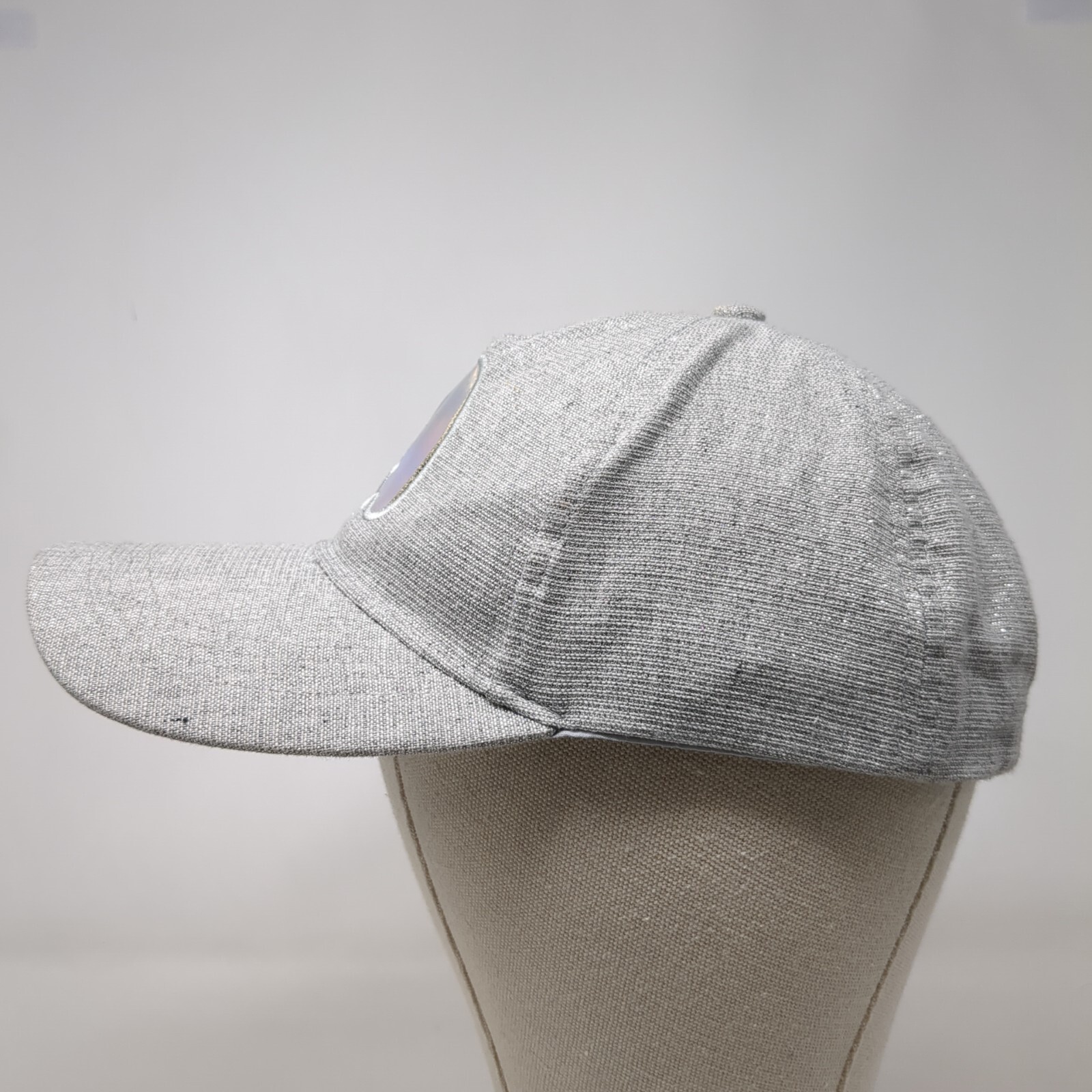Unicorn Patch Strapback Hat Gray OSFA Adjustable … - image 4