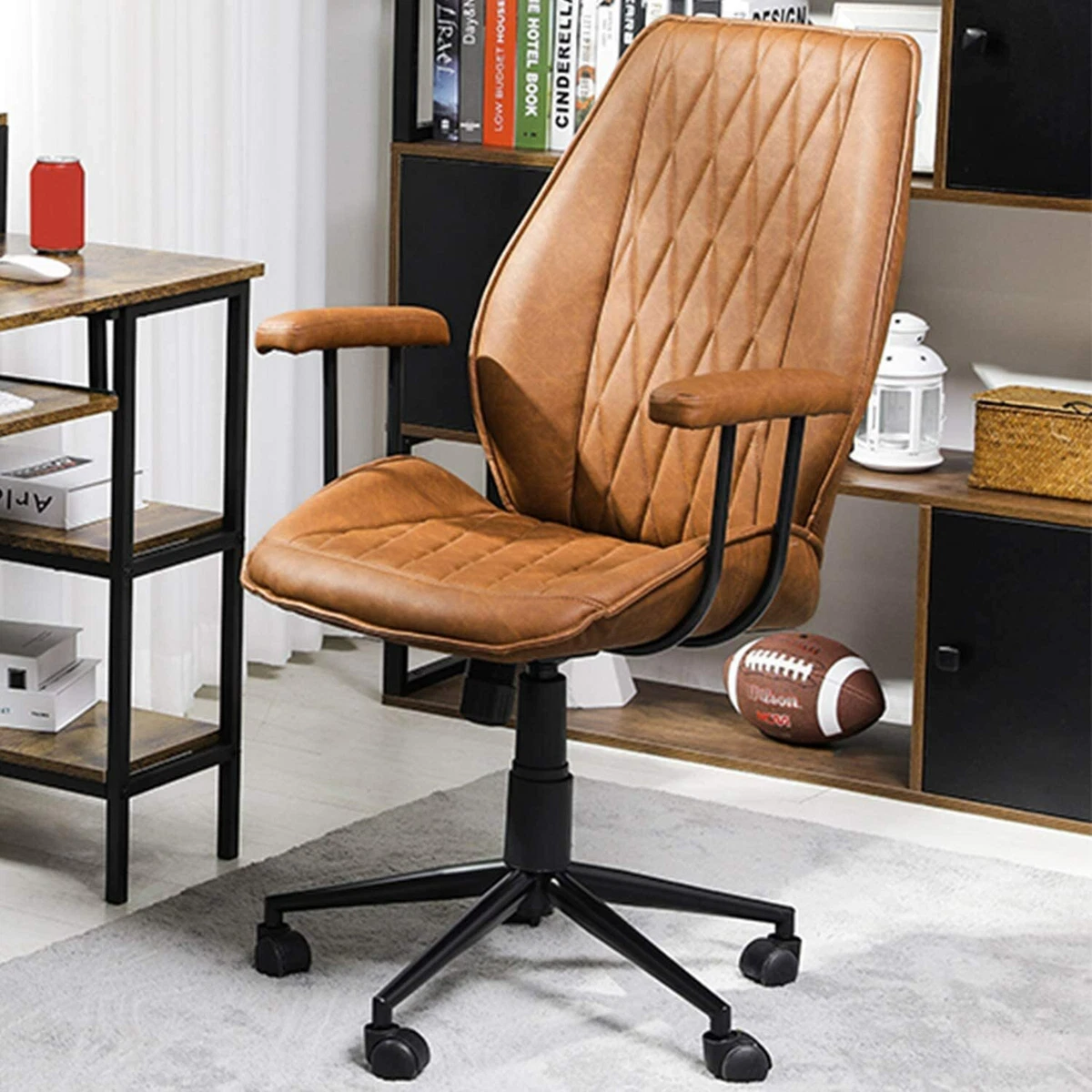 Ergonomic office chair brown outlet