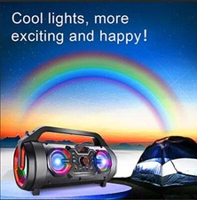 Outdoor PA Speaker System Portable Bluetooth - 240W Rechargeable, MP3, USB, MIC