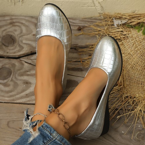 Flache Damenschuhe Slipper Bequem Ballerinas Schuhe Büro Arbeitsschuhe - Bild 27 von 31