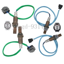 4PCS Oxygen O2 Sensor For 2007 2008 Jaguar S-TYPE V6 3.0L V8 4.2L Upper + Undder