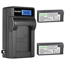 LCD Wall Charger 2 battery for Sony NP-FC11 DSC-P8 DSC-P9 DSC-P10