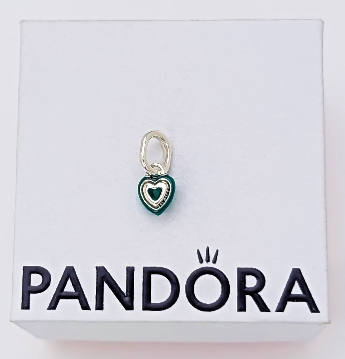 New 100% Authentic PANDORA ME Green Chakra Heart Mini Dangle Charm