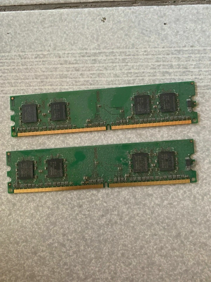 2x 256MB Hynix DDR2-533 RAM PC2-4200U CL4 1Rx16 HYMP532U64BP6-C4 AB-A Memory - Image 2 of 3