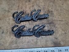 2 1970s 1980s Cutlass Cruiser Emblems Oem